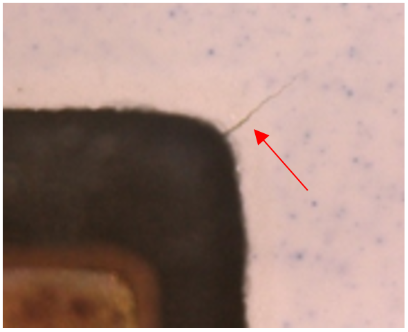 冷熱沖擊測(cè)試后觀察圖